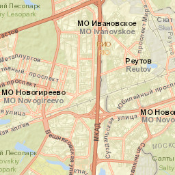 Kuskovo Street Map