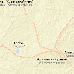 Alikovskiy Rayon Street Map