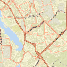Gorod Kazan’ Street Map