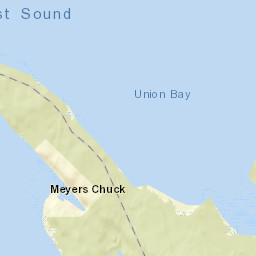 Meyers Chuck Alaska Street Map
