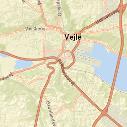 Vejle Street Map