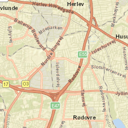 Glostrup Kommune Street Map