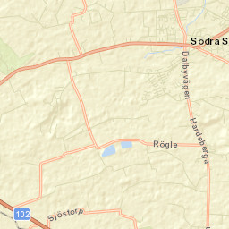 Södra Sandby Street Map