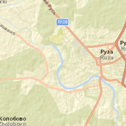 Ruza Street Map