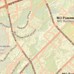 Kastanayevo Street Map