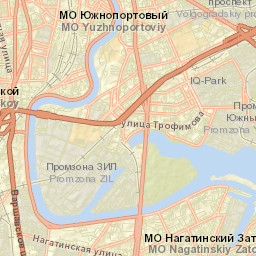 Kozhukhovo Street Map