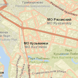 Tekstil’shchiki Street Map