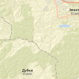 Elektrougli Street Map
