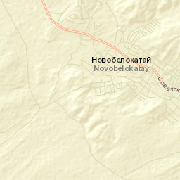 Novobelokatay Street Map