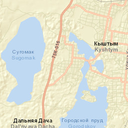 Kyshtym Street Map