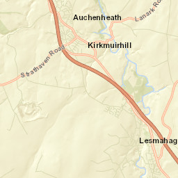 Lesmahagow Street Map