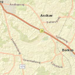 Børkop Street Map