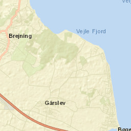 Brejning Street Map