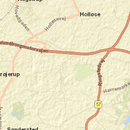 Holbæk Kommune Street Map
