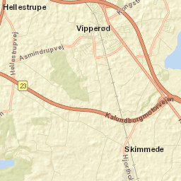 Vipperød Street Map