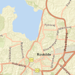 Roskilde Kommune Street Map