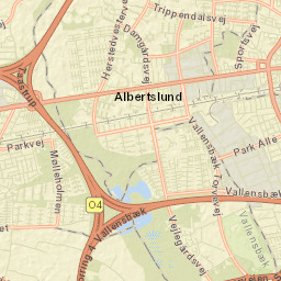 Vallensbæk Kommune Street Map