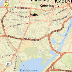 København Street Map