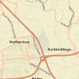 Staffanstorp Street Map