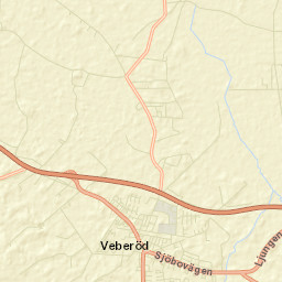 Veberöd Street Map