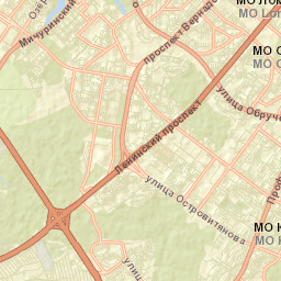 Vostryakovo Street Map