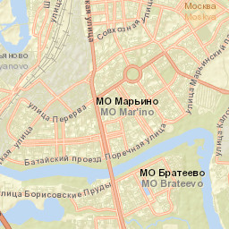 Lyublino Street Map