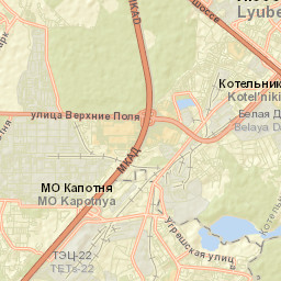 Dzerzhinskiy Street Map
