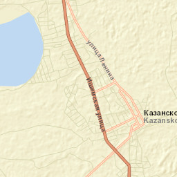 Kazanskoye Street Map