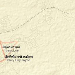 Irbeyskoye Street Map
