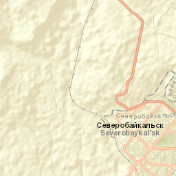 Severobaykal’sk Street Map