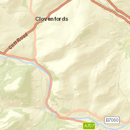 The Scottish Borders Street Map