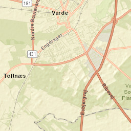 Varde Kommune Street Map
