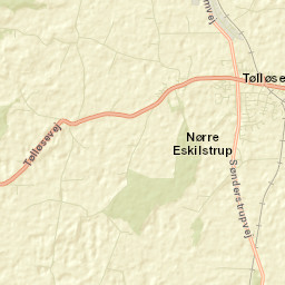 Tølløse Street Map