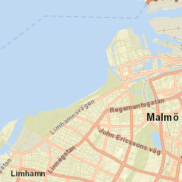 Malmö Street Map