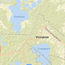 Visaginas Street Map