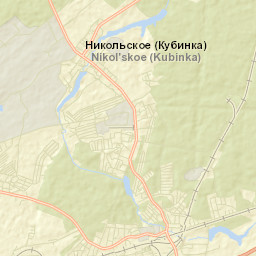 Kubinka Street Map