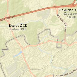 Kokoshkino Street Map