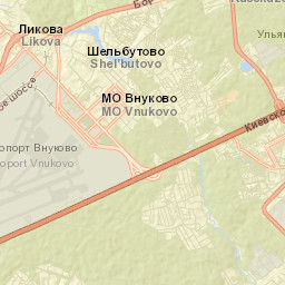 Vnukovo Street Map
