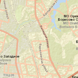 Tsaritsyno Street Map