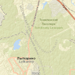 Lytkarino Street Map