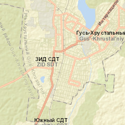 Gus’-Khrustal’nyy Street Map