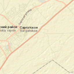 Sargatskoye Street Map