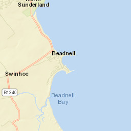 Beadnell Street Map