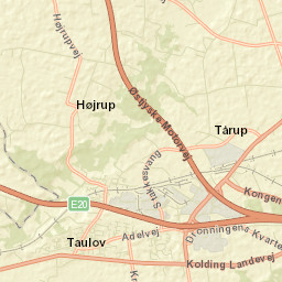 Taulov Street Map
