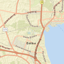 Fredericia Street Map
