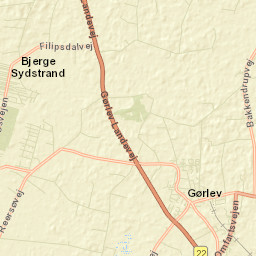 Gørlev Street Map