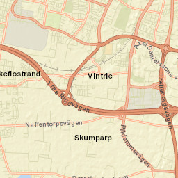 Bunkeflostrand Street Map