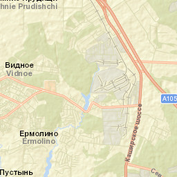 Vidnoye Street Map