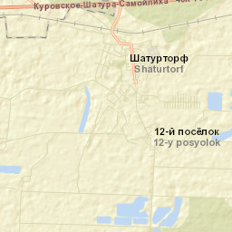 Shaturtorf Street Map