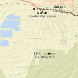 Shatura Street Map
